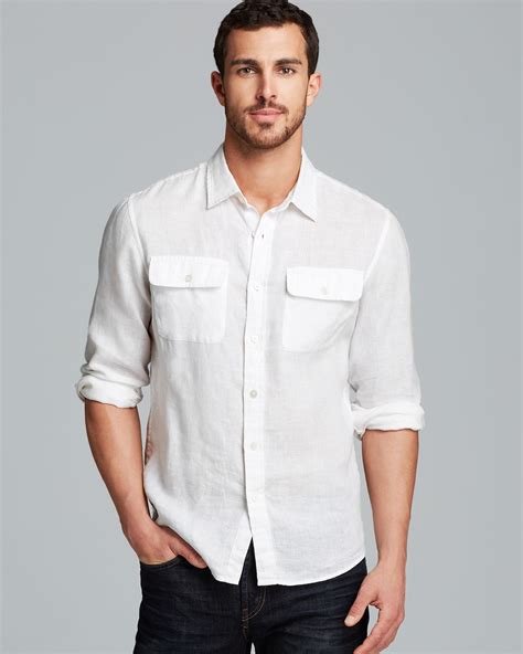 michael kors mens white shirts|Michael Kors men's white shirt.